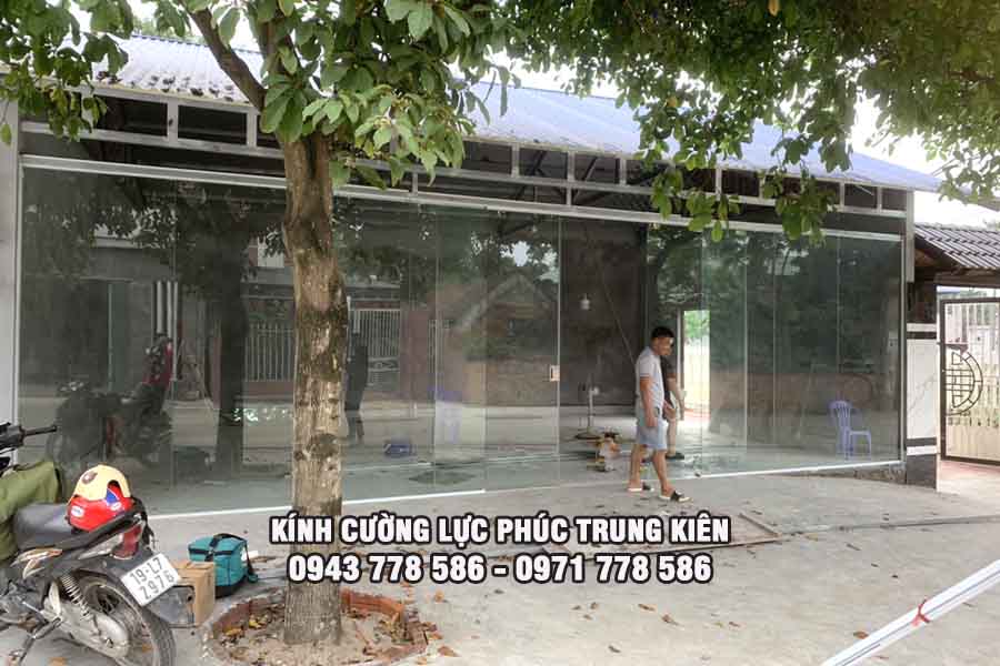 quy trình sản xuất kính cường lực